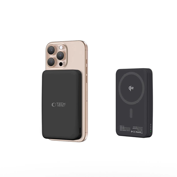 Zdjęcie produktu: Powerbank Tech-Protect PB24 LifeMag QI2 MagSafe 10000 mAh - czarny