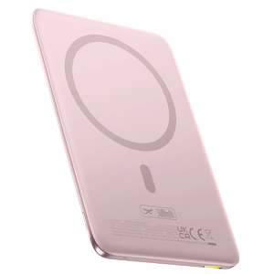 Miniatura produktu: Powerbank Baseus PicoGo AM41 5000mAh 20W Ultra-Slim kompatybilny z MagSafe z kablem Baseus Simple USB-C 60W 30cm - różowy
