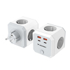 Miniatura zdjęcia: Kostka zasilająca Wozinsky WKZ-4B 4x AC 2x USB-A 2x USB-C PD 20W 4000W