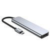 Miniatura zdjęcia: HUB Tech-Protect V4 6w1 USB-C - USB-A/USB-C/HDMI/czytnik kart microSD/TF/SD Miniatura zdjęcia: HUB Tech-Protect V4 6w1 USB-C - USB-A/USB-C/HDMI/czytnik kart microSD/TF/SD