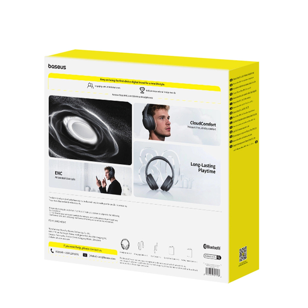 Zdjęcie produktu: Słuchawki bezprzewodowe Baseus Bass BH1 Lite nauszne Bluetooth 6.0 - czarne