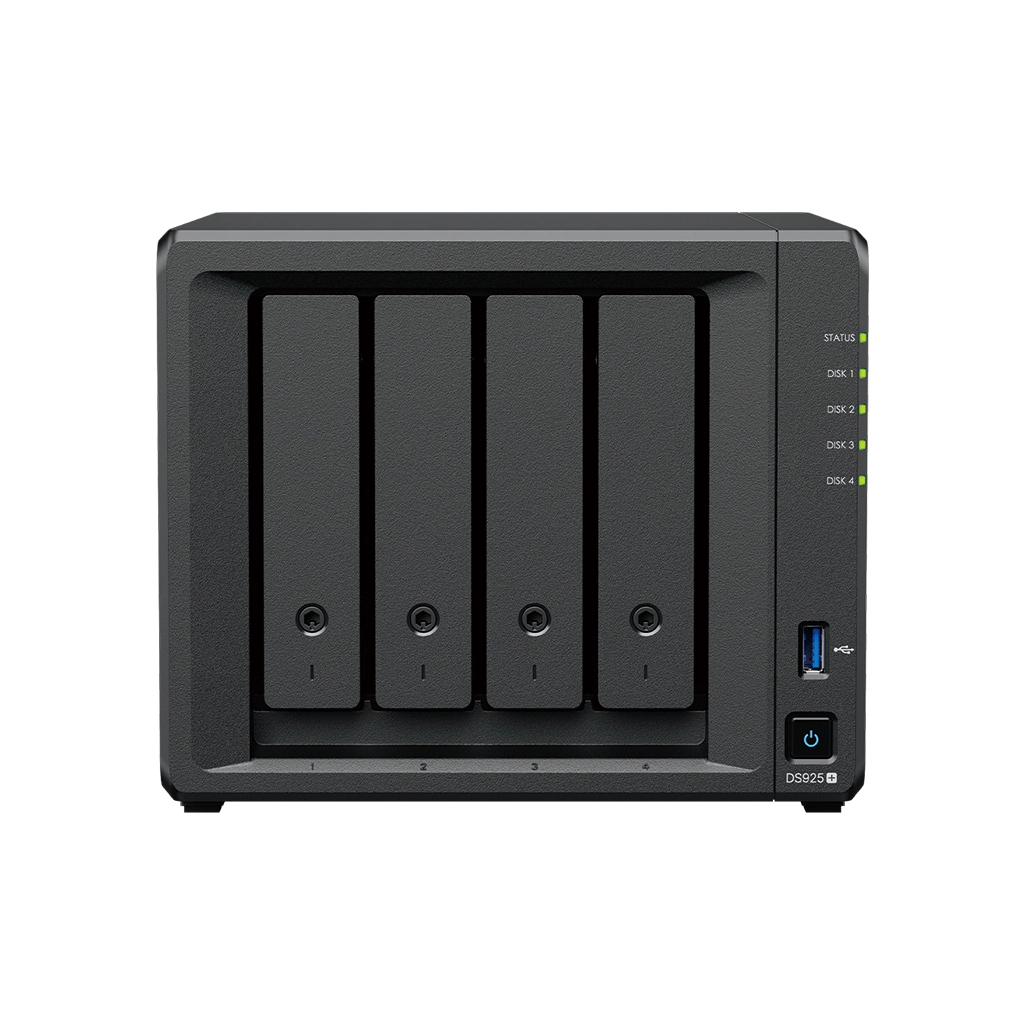 Serwer plików Synology DS925neo+ 4bay Ryzen V1500B 4-core 2.2 GHz 4GB DDR4