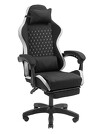 Tacens Mars MGC-X Fabric Black / White, fotel gamingowy