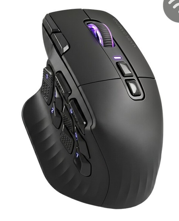 Zdjęcie produktu: Beprzewodowa mysz gamingowa Tacens Mars Gaming Hex16 24000dpi