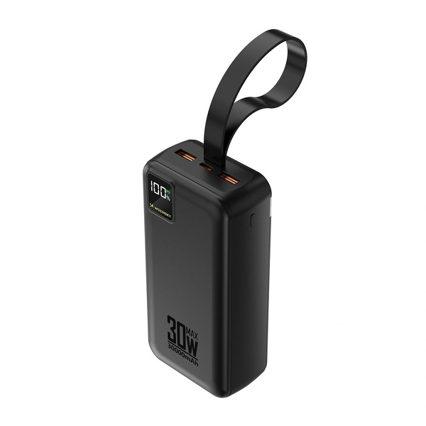 Zdjęcie produktu: Powerbank Wozinsky Herc 30 2xUSB-A USB-C, USBmicro z latarką 30000 mAh 30W Zdjęcie produktu: Powerbank Wozinsky Herc 30 2xUSB-A USB-C, USBmicro z latarką 30000 mAh 30W