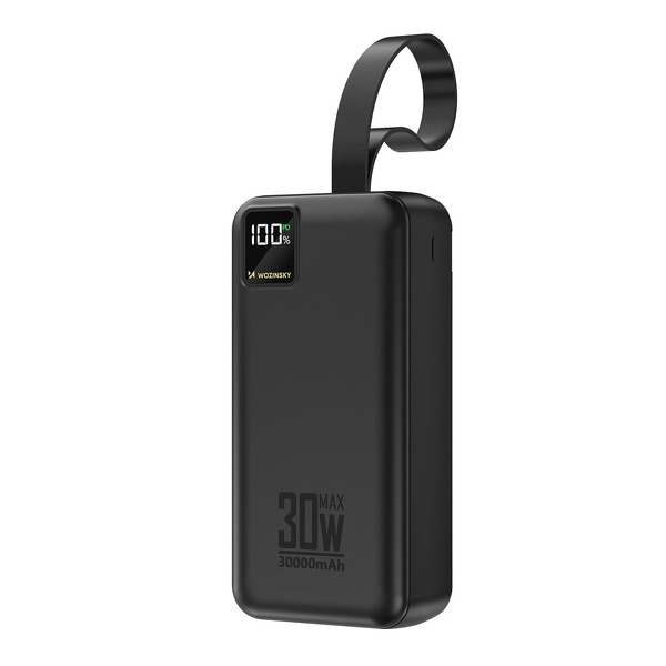 Zdjęcie produktu: Powerbank Wozinsky Herc 30 2xUSB-A USB-C, USBmicro z latarką 30000 mAh 30W Zdjęcie produktu: Powerbank Wozinsky Herc 30 2xUSB-A USB-C, USBmicro z latarką 30000 mAh 30W