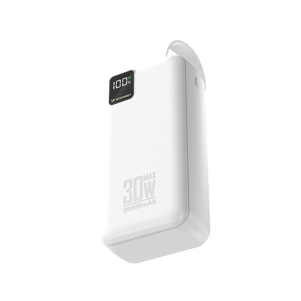 Zdjęcie produktu: Powerbank Wozinsky Herc 30 2xUSB-A USB-C i USB micro z latarką 30000mAh 30W Zdjęcie produktu: Powerbank Wozinsky Herc 30 2xUSB-A USB-C i USB micro z latarką 30000mAh 30W