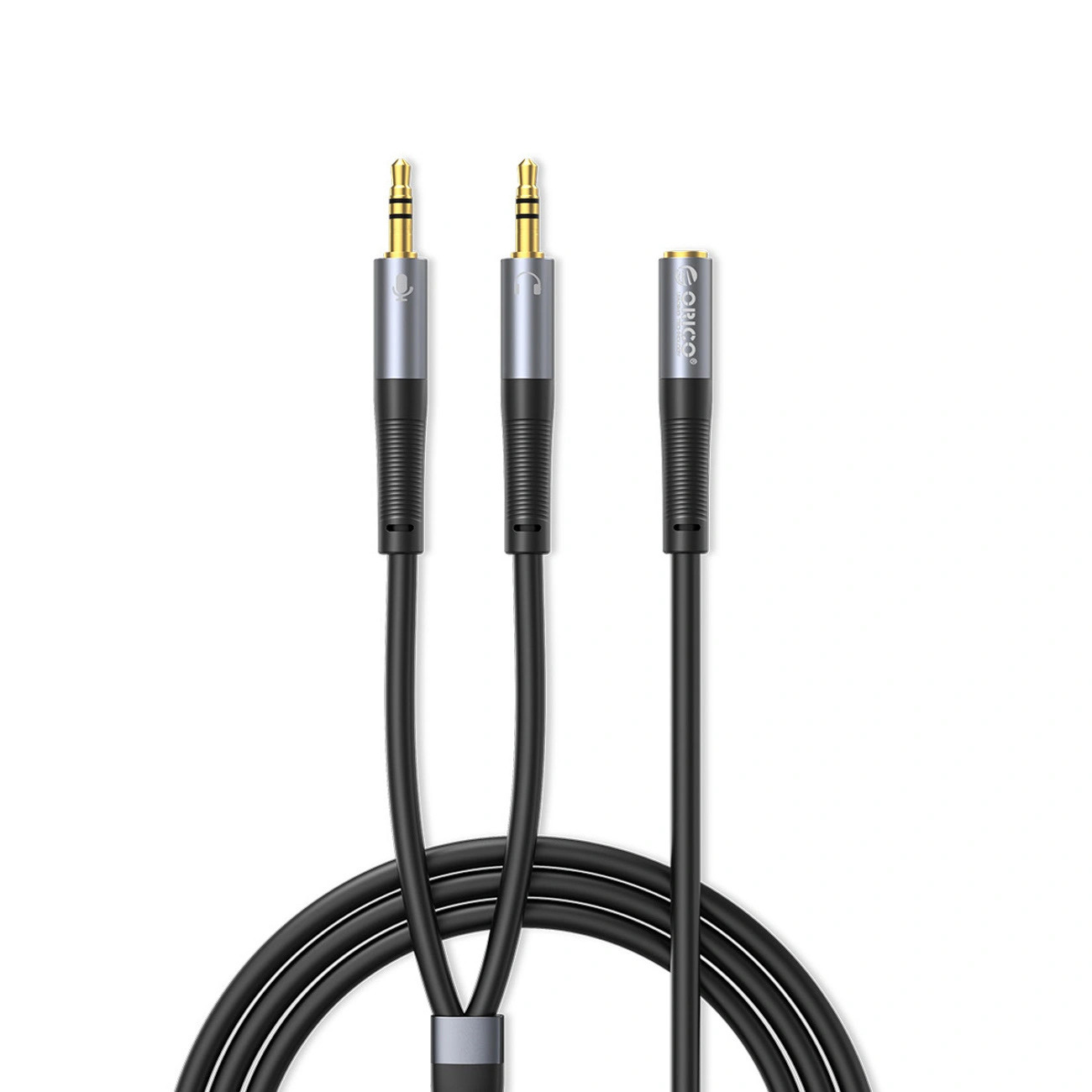 Adapter audio Orico AX1 mini jack 3.5 mm słuchawki i mikrofon Adapter audio Orico AX1 mini jack 3.5 mm słuchawki i mikrofon