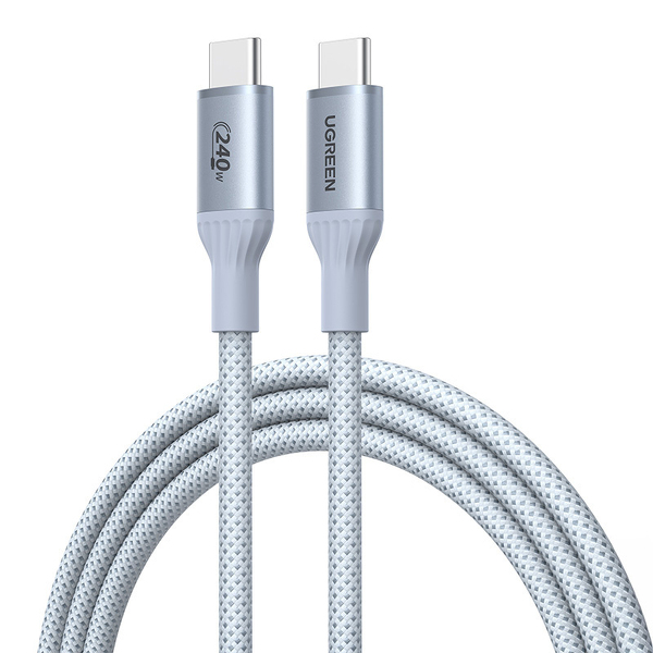 Zdjęcie produktu: Kabel USB-C Ugreen L534 PD 240W, 480Mbps, 1m srebrny