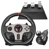 Miniatura zdjęcia: Kierownica gamingowa do PC Rampage V902 900° z 3 pedałami i skrzynią biegów