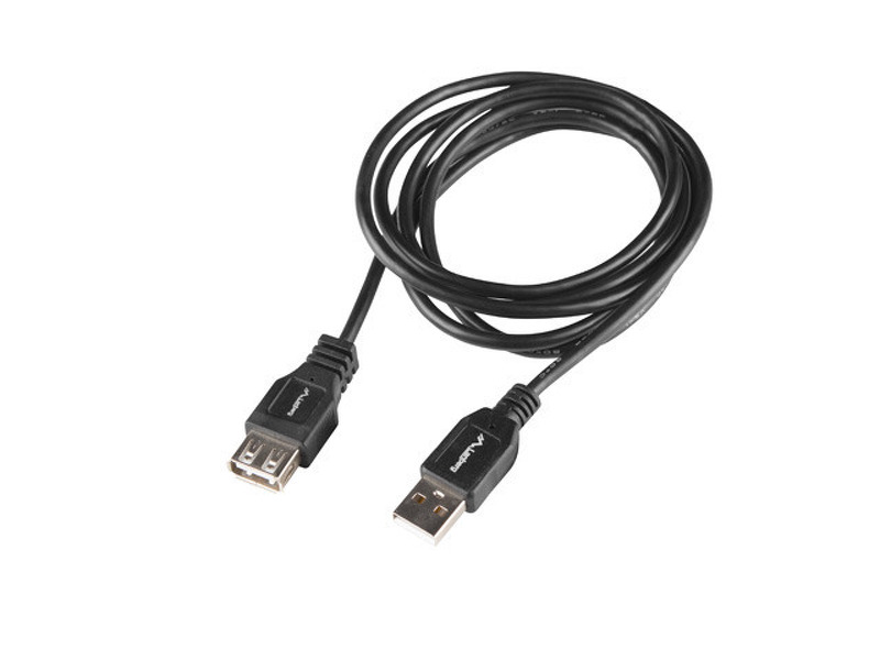Zdjęcie produktu: Przedłużacz USB-A M/F 2.0 1 m czarny (box) Lanberg Zdjęcie produktu: Przedłużacz USB-A M/F 2.0 1 m czarny (box) Lanberg