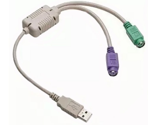 Adapter USB na 2x PS/2