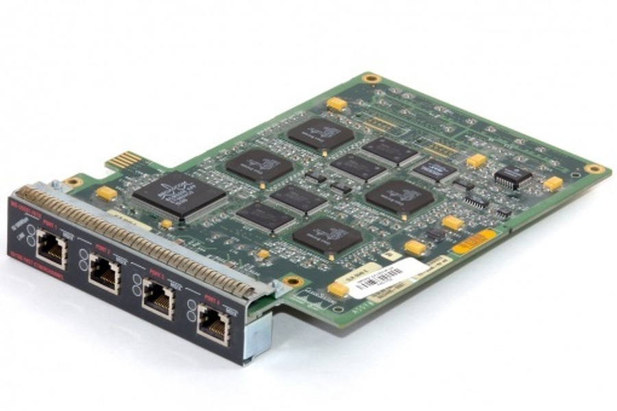 Zdjęcie produktu: Cisco WS-U5537-FETX= (CAT) Four Port 100BaseTX Uplink Module for Supervisor Engine III