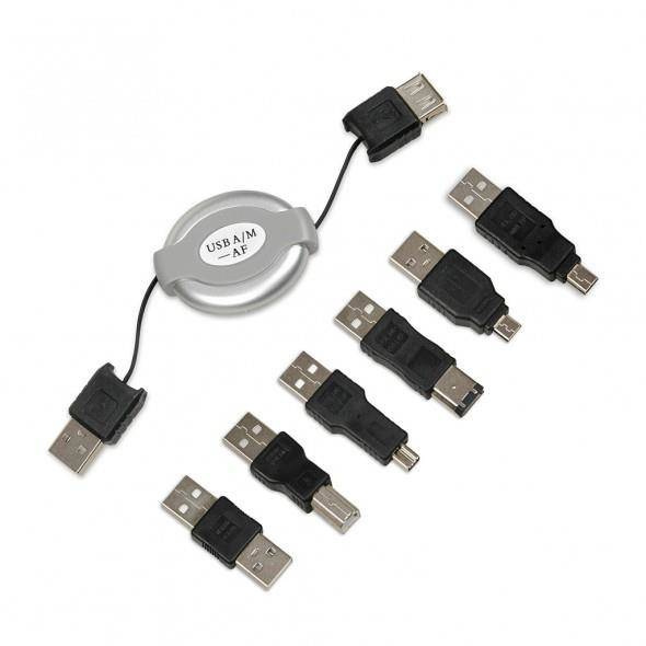 KABEL USB ZESTAW 6 KOŃCÓWEK