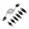 Miniatura zdjęcia: KABEL USB ZESTAW 6 KOŃCÓWEK