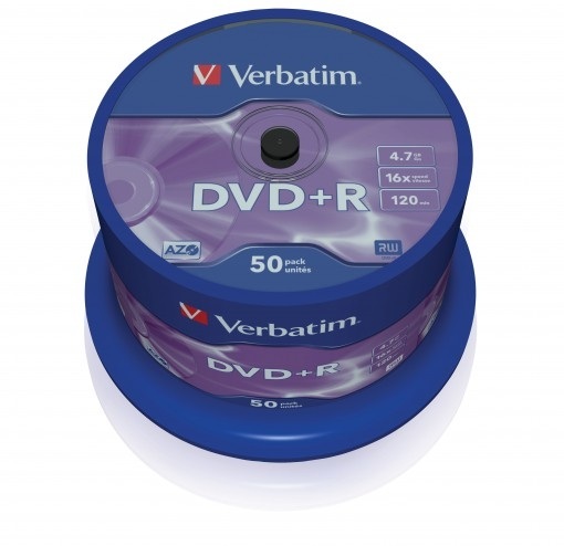 Verbatim DVD+R 4,7GB x16 50szt. Verbatim DVD+R 4,7GB x16 50szt.