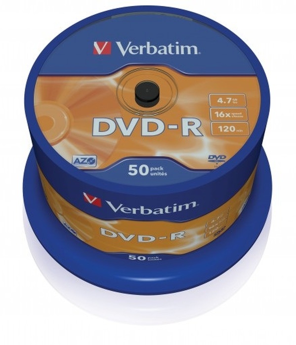 Zdjęcie produktu: Verbatim DVD-R 4,7GB x16 50szt.