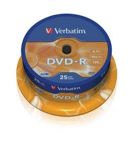 Verbatim DVD-R 4,7GB x16 25szt. Verbatim DVD-R 4,7GB x16 25szt.