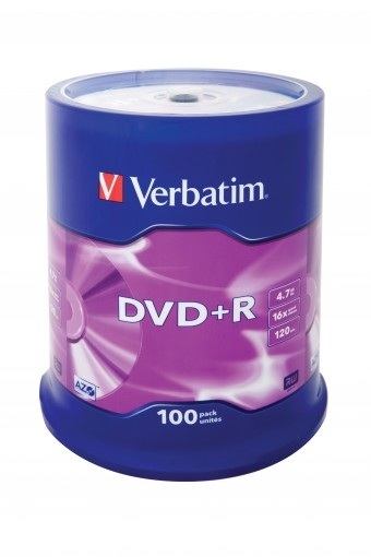 Verbatim DVD+R 4,7GB x16 100szt.