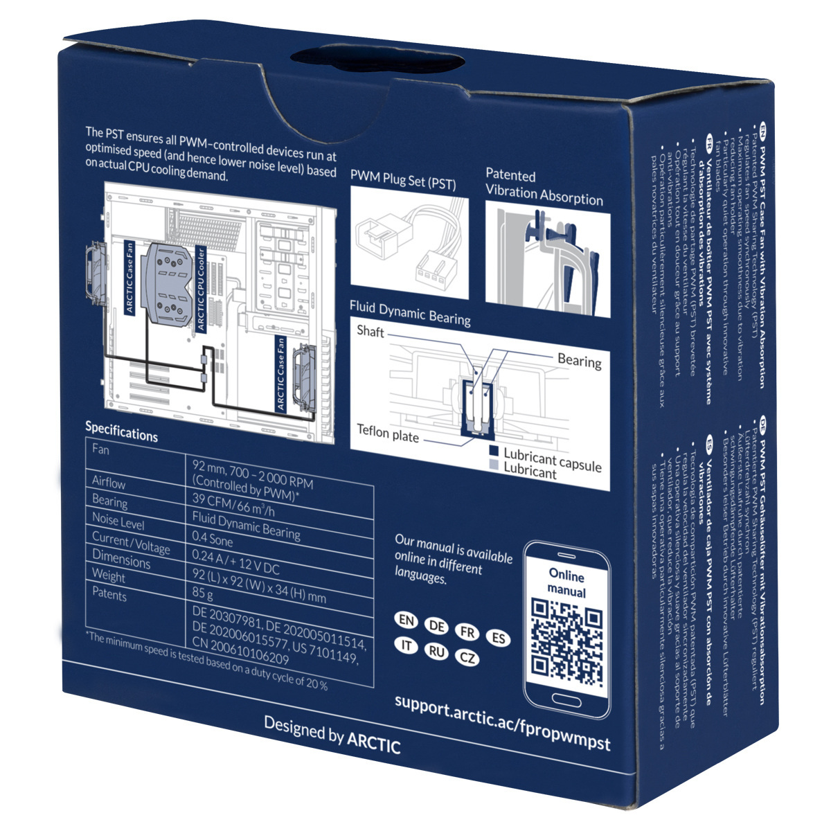 Wentylator Arctic F9 Pro PWM 92mm Wentylator Arctic F9 Pro PWM 92mm