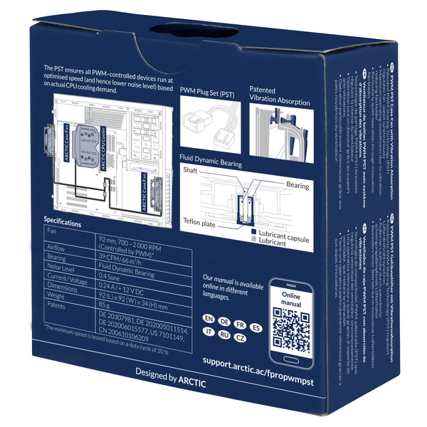 Zdjęcie produktu: Wentylator Arctic F9 Pro PWM 92mm Zdjęcie produktu: Wentylator Arctic F9 Pro PWM 92mm