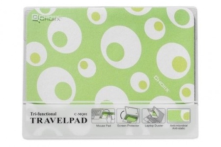 Miniatura produktu: Podkładka pod mysz Cooler Master Choiix Mouse Pad 3 in 1 Green C-MQ01-GL