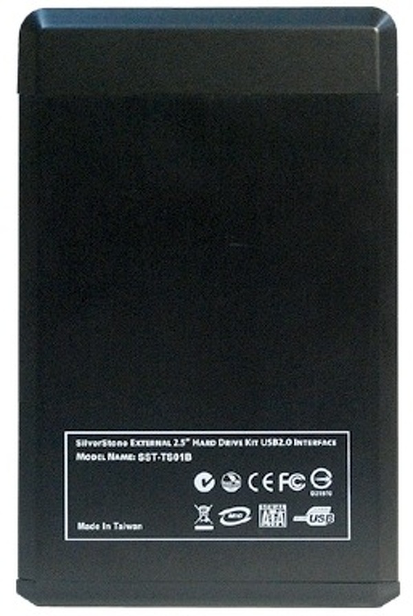 Zdjęcie produktu: SilverStone Treasure TS01 (SST-TS01B) zewnętrzna kieszeń HDD 2.5" z bezprzewodowym zabezpieczeniem RFID Czarna