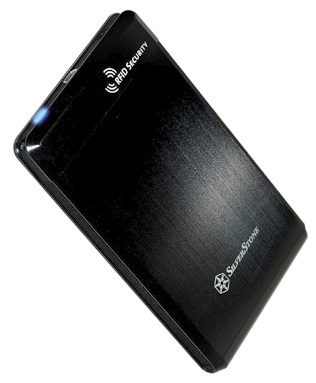 SilverStone Treasure TS01 (SST-TS01B) zewnętrzna kieszeń HDD 2.5" z bezprzewodowym zabezpieczeniem RFID Czarna