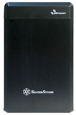 SilverStone Treasure TS01 (SST-TS01B) zewnętrzna kieszeń HDD 2.5" z bezprzewodowym zabezpieczeniem RFID Czarna