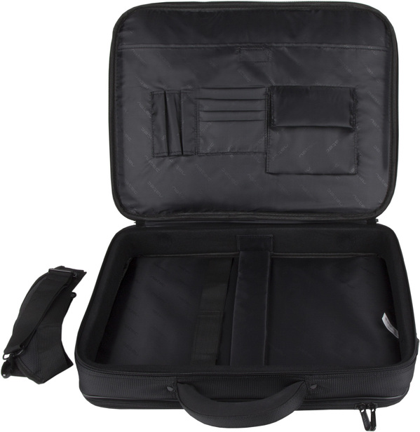 Zdjęcie produktu: Natec Pitbull Black - Olive, czarna-oliwkowa torba na laptopa 17" + wewnętrzne etui CDR, LC-PIT-BGR-170