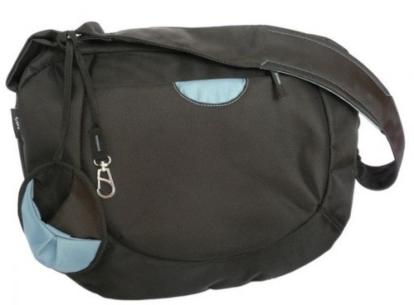 Zdjęcie produktu: Natec Impress Orange Black - Blue, czarno-niebieska torba na laptopa 15,4", IM-ORA-B-154