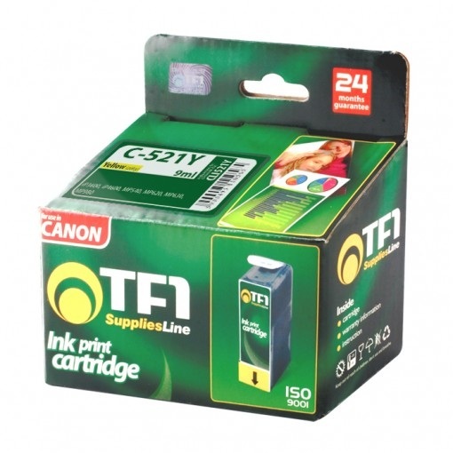 Tusz TFO C-521Y Canon 521 (CLI-521Y) Yellow 9ml