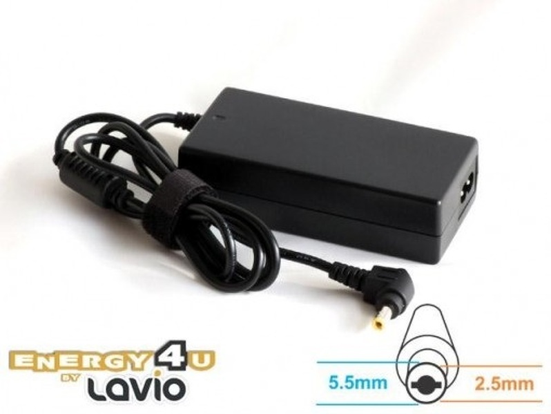 Zdjęcie produktu: Energy4U PA17 20V / 3.25A (5.5x2.5mm) 65W, zasilacz do notebooka / laptopa Fujitsu-Siemens