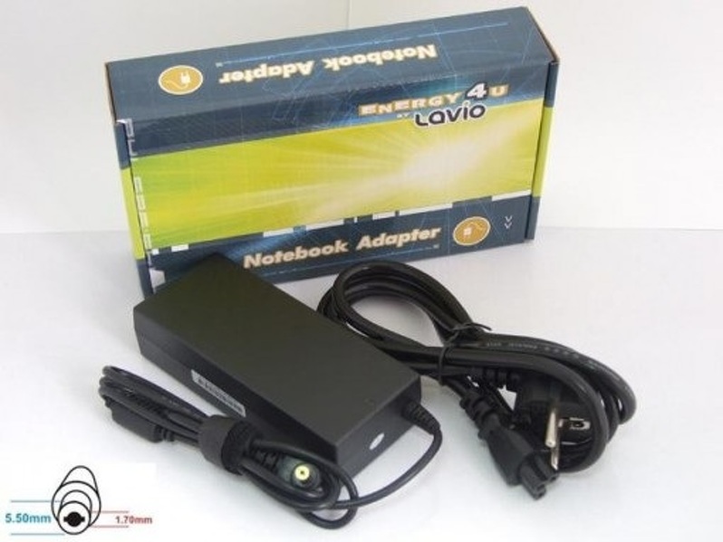 Zdjęcie produktu: Energy4U PA02 19V / 4.74A (5.5x1.7mm) 90W, zasilacz do notebooka / laptopa Acer