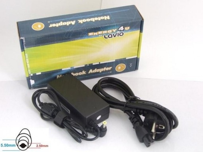 Zdjęcie produktu: Energy4U PA10 19V / 3.42A (5.5x2.5mm) 65W, zasilacz do notebooka / laptopa Asus, Toshiba, Lenovo Zdjęcie produktu: Energy4U PA10 19V / 3.42A (5.5x2.5mm) 65W, zasilacz do notebooka / laptopa Asus, Toshiba, Lenovo