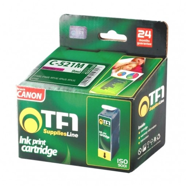 Zdjęcie produktu: Tusz TFO C-521M Canon 521 (CLI-521M) Magenta 9ml