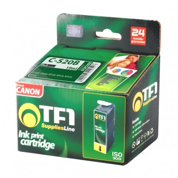 Zdjęcie produktu: Tusz TFO C-520B Canon 520 (PGI-520Bk) Black 19ml Zdjęcie produktu: Tusz TFO C-520B Canon 520 (PGI-520Bk) Black 19ml
