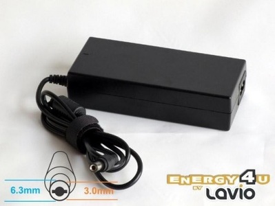 Miniatura produktu: Energy4U PA09 15V / 5A (6.3x3.0mm) 75W, zasilacz do notebooka / laptopa Toshiba