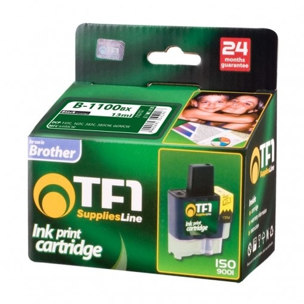 Zdjęcie produktu: Tusz TFO B-1100BX Brother LC1100/LC980 (LC1100Bk/LC980Bk) Black 13ml Zdjęcie produktu: Tusz TFO B-1100BX Brother LC1100/LC980 (LC1100Bk/LC980Bk) Black 13ml