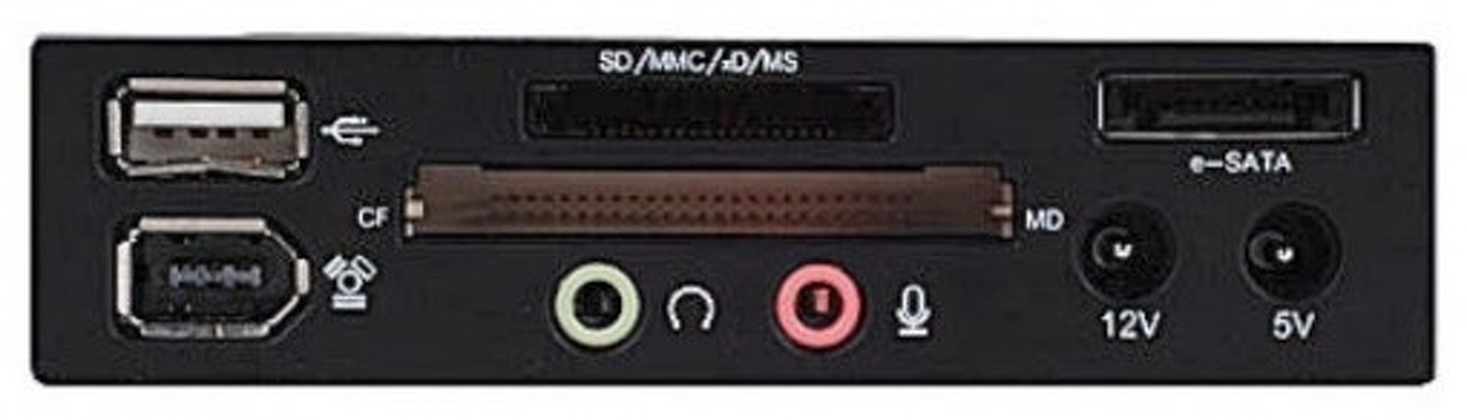 Zdjęcie produktu: SilverStone FP35 (SST-FP35B) Panel 3,5" czyniki kart pamięci Zdjęcie produktu: SilverStone FP35 (SST-FP35B) Panel 3,5" czyniki kart pamięci