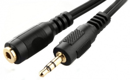 Gembird CCA-421S-5M, przedłużacz M/F 5M Gold Mini Jack