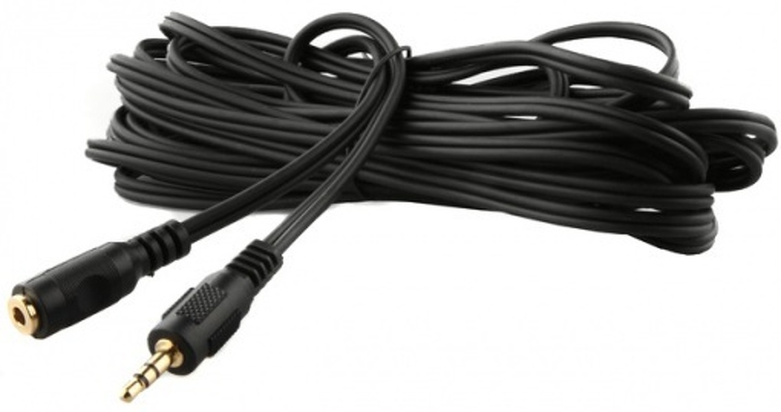 Zdjęcie produktu: Gembird CCA-421S-5M, przedłużacz M/F 5M Gold Mini Jack