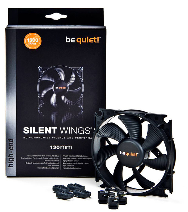 Zdjęcie produktu: Wentylator be quiet! Silent Wings 2 120mm BL062 Zdjęcie produktu: Wentylator be quiet! Silent Wings 2 120mm BL062