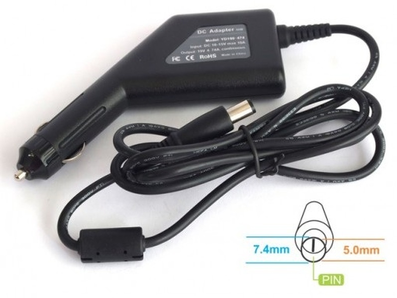 Zdjęcie produktu: Energy4U CA28 19V / 4.74A (7.4x5.0mm + PIN) 91W, zasilacz samochodowy do notebooka HP, Compaq Zdjęcie produktu: Energy4U CA28 19V / 4.74A (7.4x5.0mm + PIN) 91W, zasilacz samochodowy do notebooka HP, Compaq