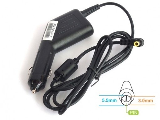 Energy4U CA30 19V / 3.16A (5.5x3.0mm + PIN) 61W, zasilacz samochodowy do notebooka Samsung