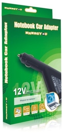 Energy4U CA09 12V / 3A (4.8x1.7mm) 36W, zasilacz samochodowy do netbooka Asus