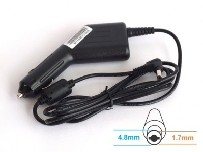 Miniatura produktu: Energy4U CA09 12V / 3A (4.8x1.7mm) 36W, zasilacz samochodowy do netbooka Asus