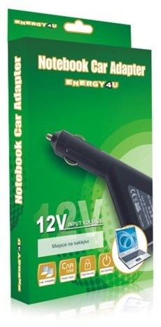 Energy4U CA06 19V / 1.58A (5.5x1.7mm) 31W, zasilacz samochodowy do notebooka Acer Aspire One, Dell Mini Energy4U CA06 19V / 1.58A (5.5x1.7mm) 31W, zasilacz samochodowy do notebooka Acer Aspire One, Dell Mini