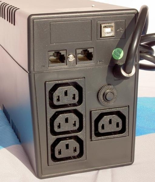 Zasilacz UPS Orvaldi 600 Sinus LCD z USB 600VA 360W