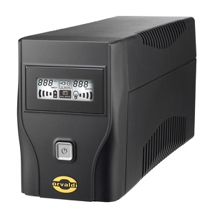 Miniatura produktu: Zasilacz UPS Orvaldi 600 Sinus LCD z USB 600VA 360W